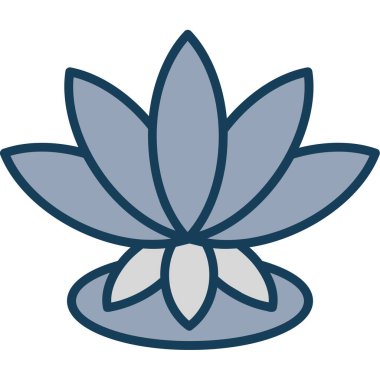 Lotus Çiçeği. Basit tasarım