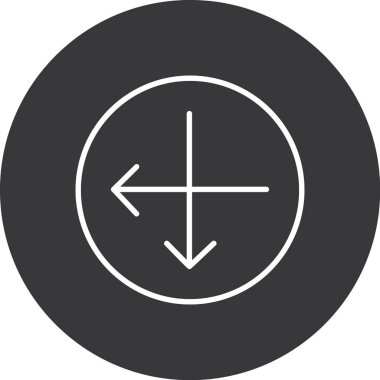 ok simgesinin vektör illüstrasyonu