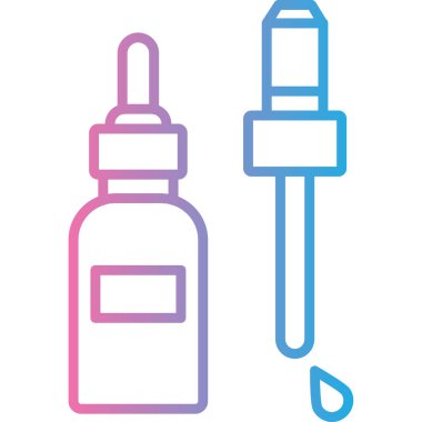 Enjeksiyon ikonu vektör illüstrasyonu