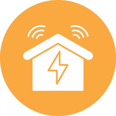 ev gücü simgesi. resimleme