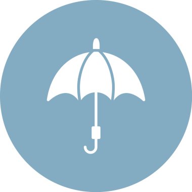 şemsiye web simgesi basit illüstrasyon