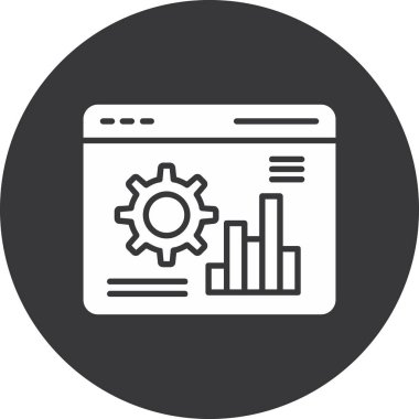 Web simgesi vektör illüstrasyonu