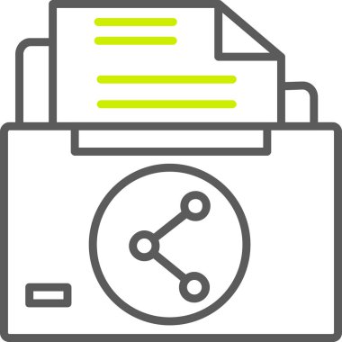 Dosya. Web simgesi basit illüstrasyon