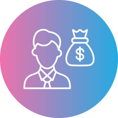 iş simgesi vektör illüstrasyonu