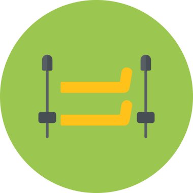 Mobilya simgesinin vektör illüstrasyonu