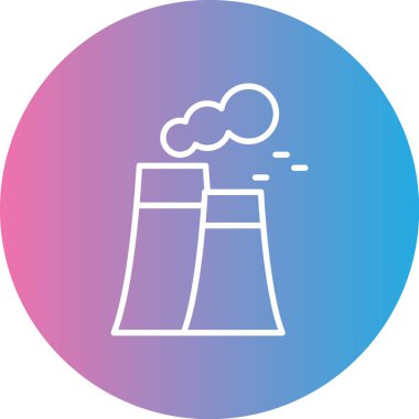 Modern benzin istasyonunun vektör illüstrasyonu