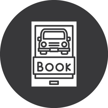 kitap vektör illüstrasyonu modern simge