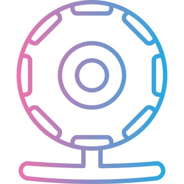 Tek bir simgenin vektör illüstrasyonu