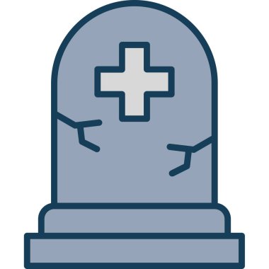 - Ölüm. Web simgesi vektör illüstrasyonu