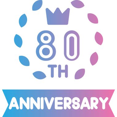 95. yıl dönümü logo şablonu, düşük poli yıldönümü logosu tasarım vektörü çizimi.