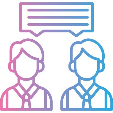 İnsanlar. Web simgesi basit illüstrasyon