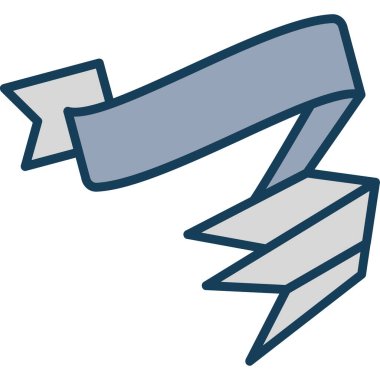 taslak biçiminde kurdele yay kurdele simgesi