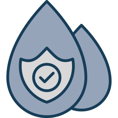 Koruma su bırakma simgesi