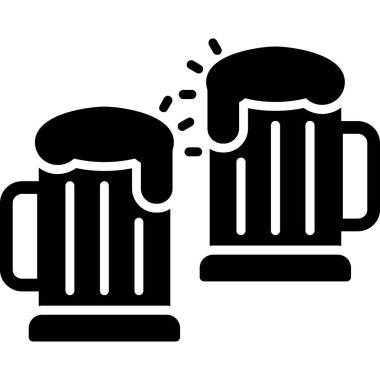 bira cam ikonu, vektör