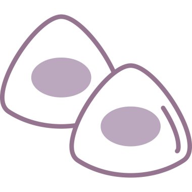 Yumurta. Web simgesi basit illüstrasyon