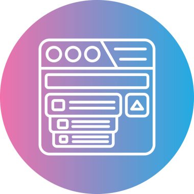 seo modern simgesinin vektör illüstrasyonu