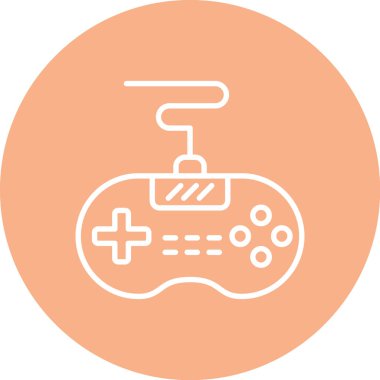 Oyun. Web simgesi basit illüstrasyon