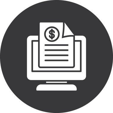 İş ve finans çizgisi ikonu, vektör tasarımı, finans ve finans kavramı. doğrusal resim grafiği.