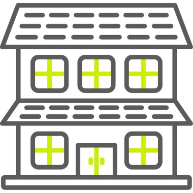 Bina. Web simgesi basit tasarım