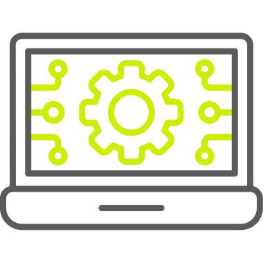 Bilgisayar onarımının vektör çizimi