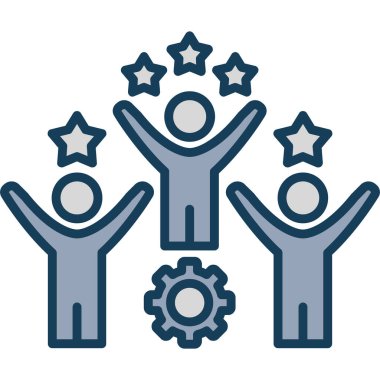 İnsanların vektör illüstrasyonu