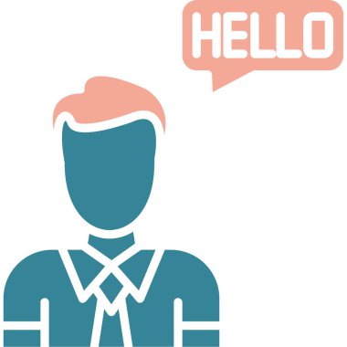 man simgesi, vektör illüstrasyonu