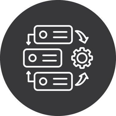 seo modern simgesinin vektör illüstrasyonu