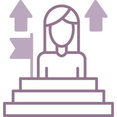 İş ve finans simgesinin vektör illüstrasyonu