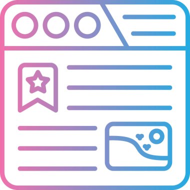 Kart simgesi, vektör illüstrasyonu