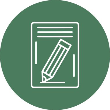 Modern simgenin vektör illüstrasyonu