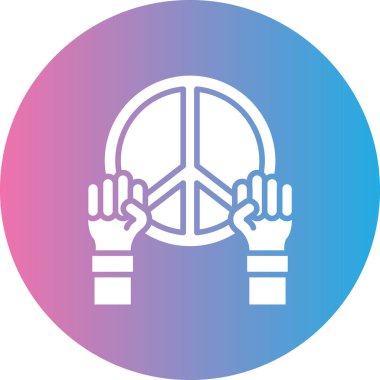 barış işareti vektör çizim