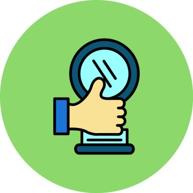 seo modern simgesinin vektör illüstrasyonu