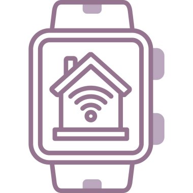 Akıllı izle kutsal kişilerin resmi, vektör çizim