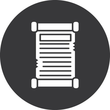 belge simgesi vektör illüstrasyonu