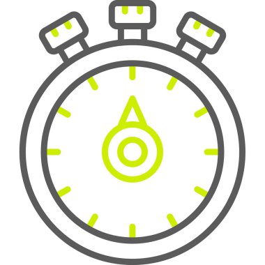 Saat simgesi vektör illüstrasyonu