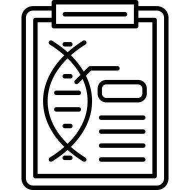 DNA test simgesi, özet biçimi