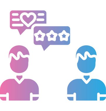 Geri bildirim. Beyaz arkaplanda basit düz vektör çizimi.