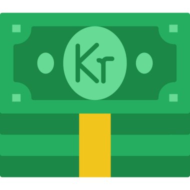 Dolar. Web simgesi basit illüstrasyon