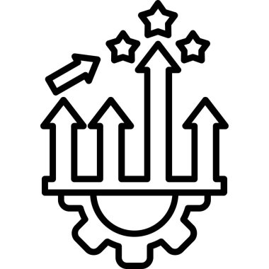 İş grafik çizelgesi simgesi, özet biçimi