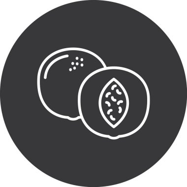 Gıda simgesinin vektör illüstrasyonu