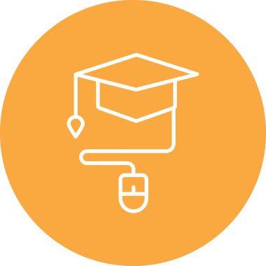 eğitim ve okul simgesi vektörü.