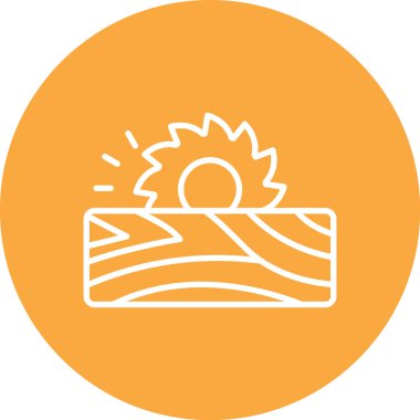 Bir pasta simgesinin vektör illüstrasyonu