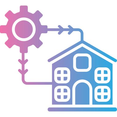 ev simgesi vektör illüstrasyonu