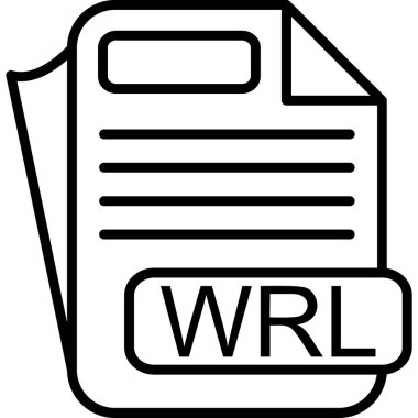 dosya biçimi simgesi, vektör illüstrasyonu