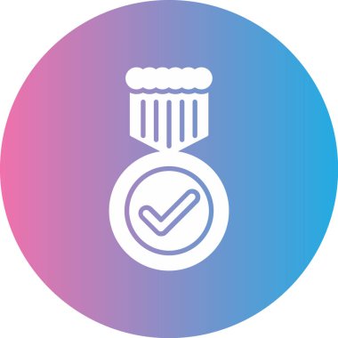 Benzersiz denetim vektör simgesi