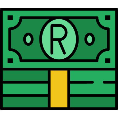 Para için. Web simgesi basit illüstrasyon