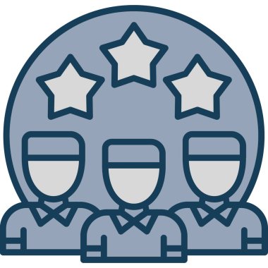 İş. Web simgesi basit illüstrasyon