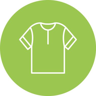 Gömlek simgesinin vektör illüstrasyonu