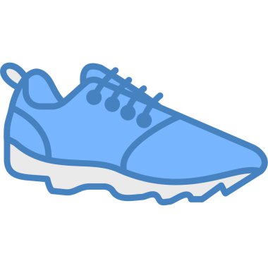 ayakkabı simgesi, vektör illüstrasyonu