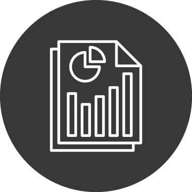 İş ve finans simgesinin vektör illüstrasyonu